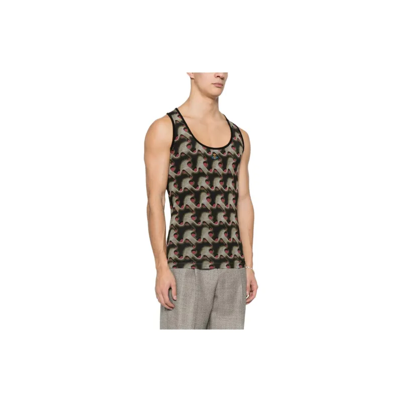 Vivienne Westwood Embroidered Orb Logo Vest-3