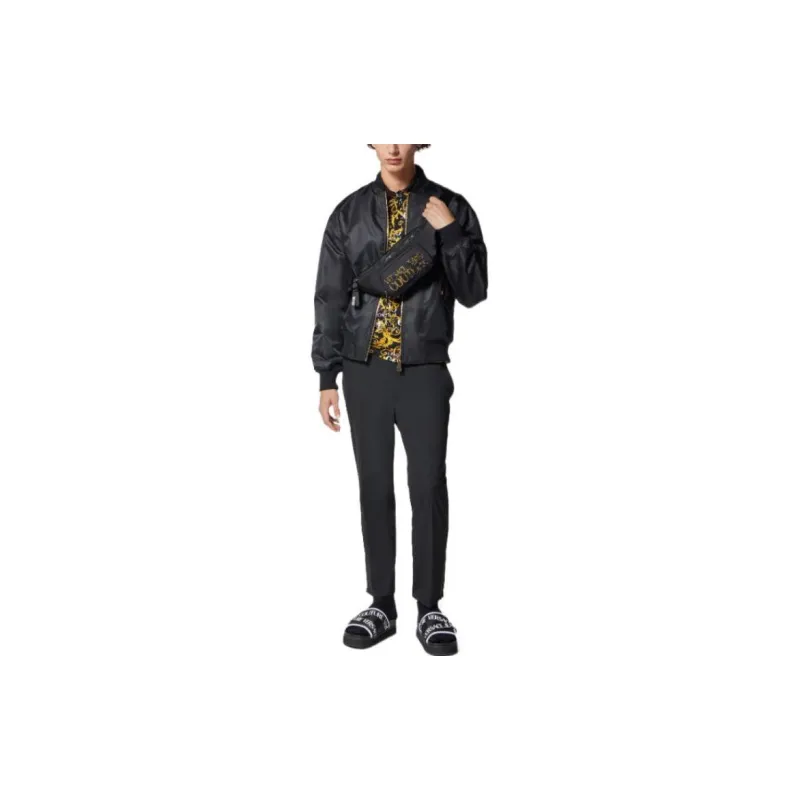 VERSACE JEANS COUTURE Polo Shirts Men Black-3