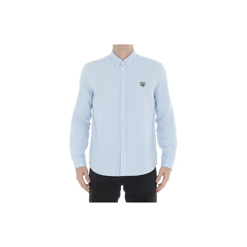 KENZO Shirts Men Light Blue-1