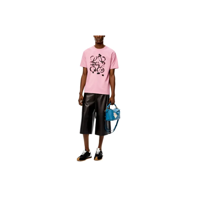 LOEWE Spirited Away SS22 T Shirt Men's Pink-1
