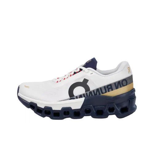 On Running CloudmOnster 2 Shoes Women's Low-top White/Blue