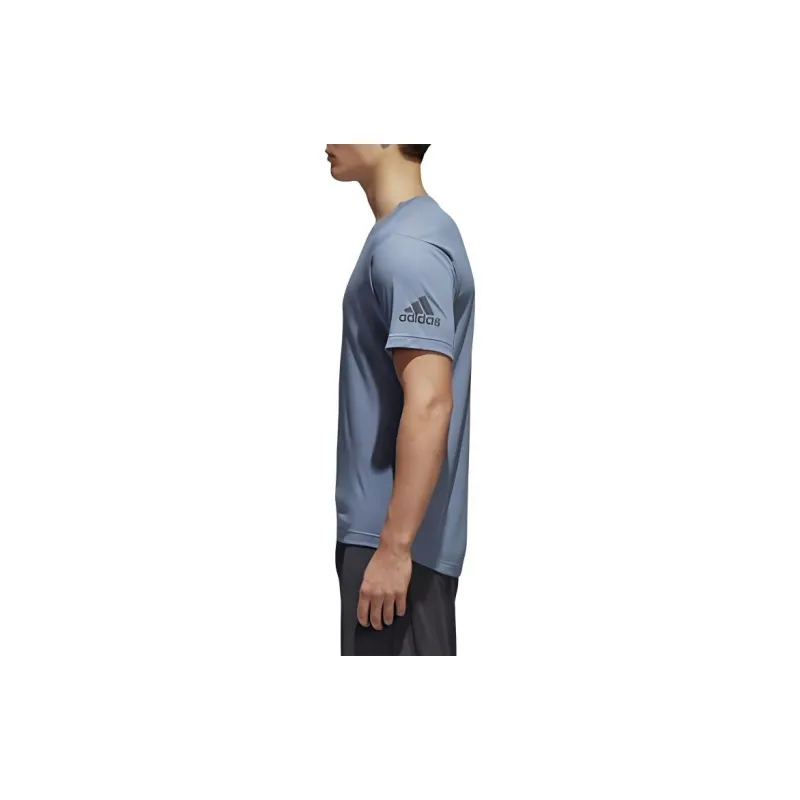 Adidas T Shirts Men Haze Blue-3
