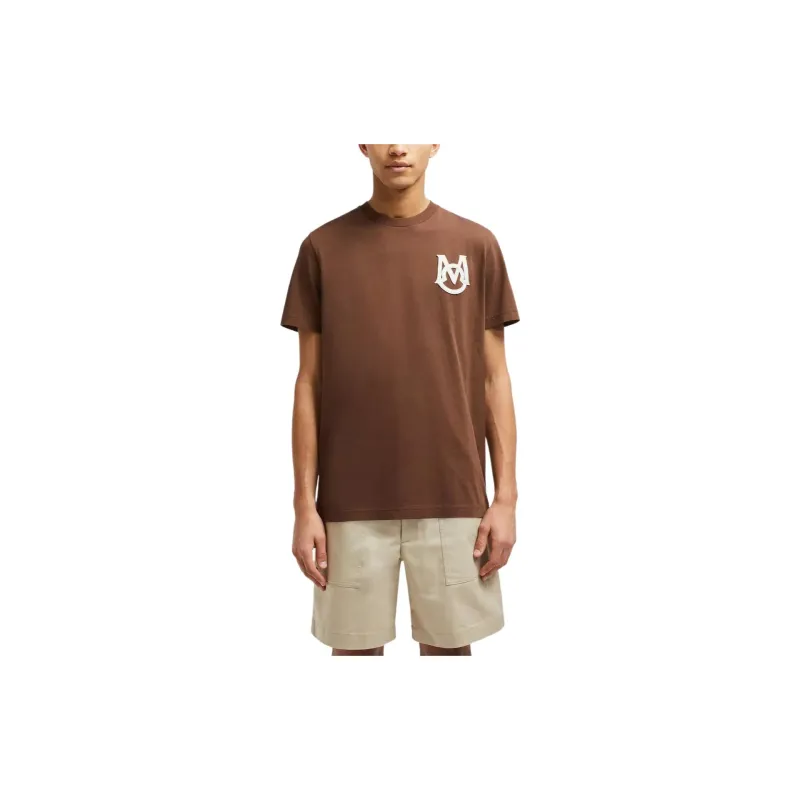 Moncler Logo patch Cotton T shirt-1