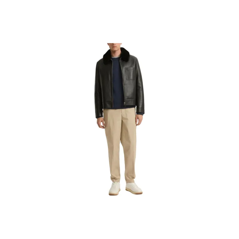 Yves Salomon Shearling collar Jacket-2