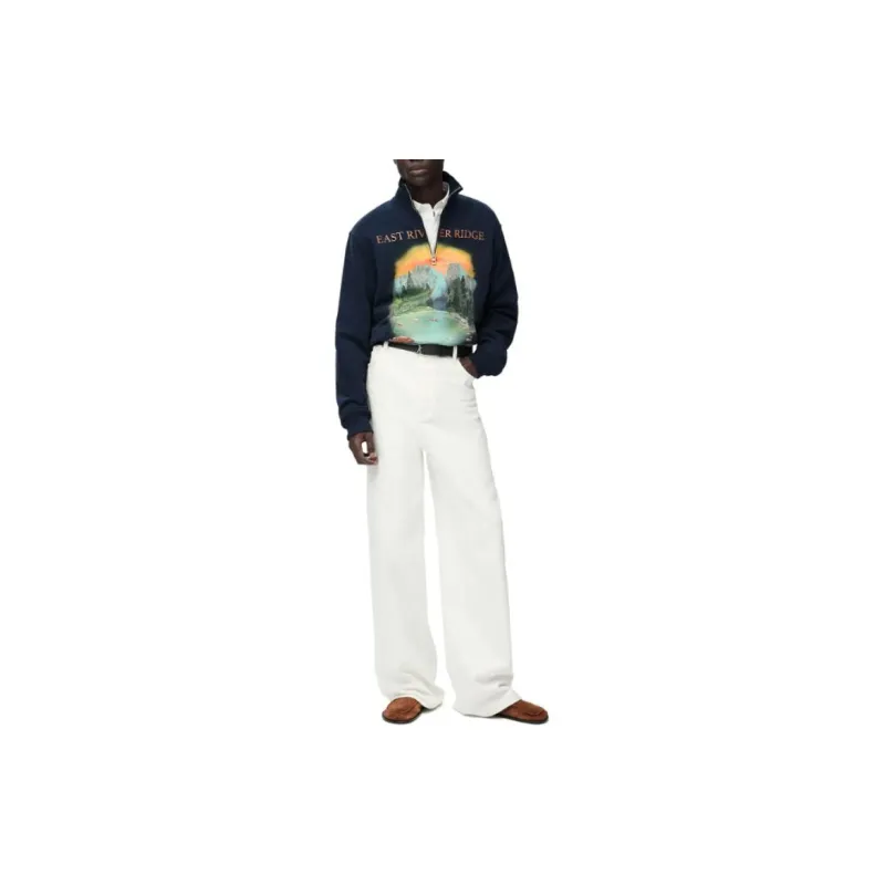LOEWE Zip Up Sweatshirt-1