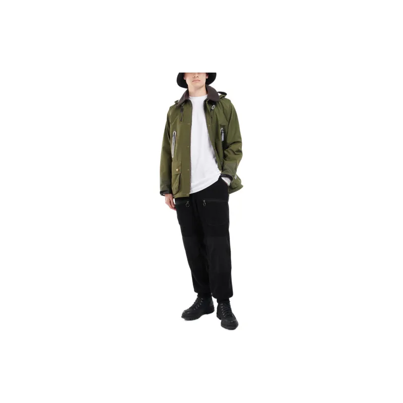 BARBOUR x And Wander FW22 Jackets & Coats Men's Green-1