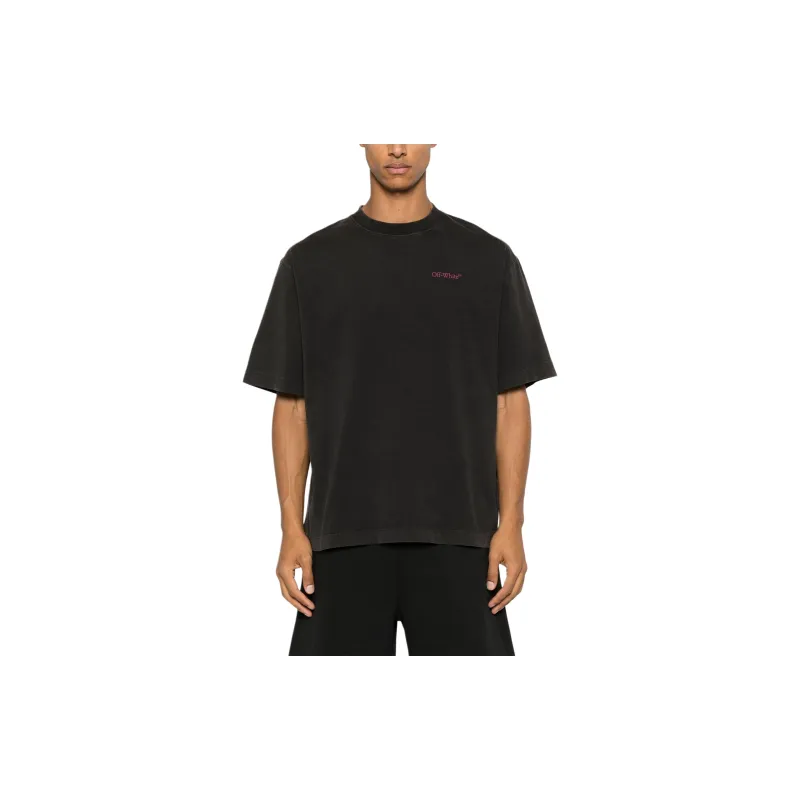 OFF-WHITE Logo Printed Crewneck T-Shirt-2