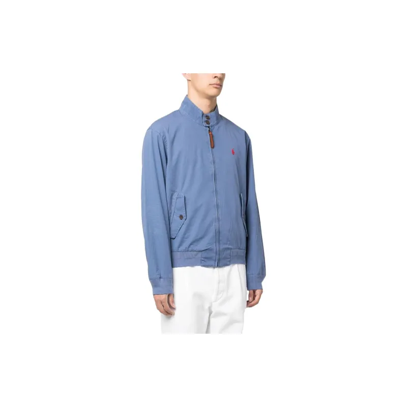 Polo Ralph Lauren Logo embroidered Zip up Bomber Jacket-3