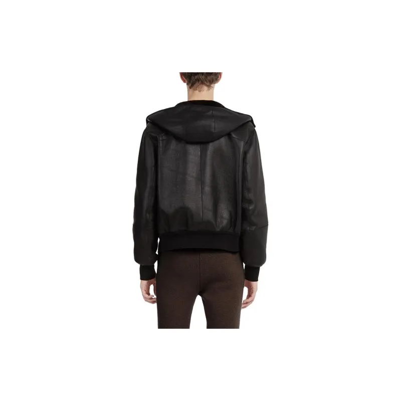 Ferragamo Reversible Sheep-skin Hooded Jacket-3