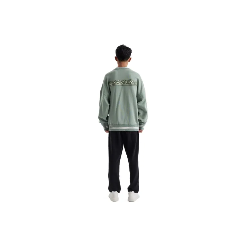 Mitchell Ness Sweatshirts Unisex Light Green-6