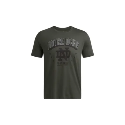 Under Armour Collegiate T-Shirts Men Green