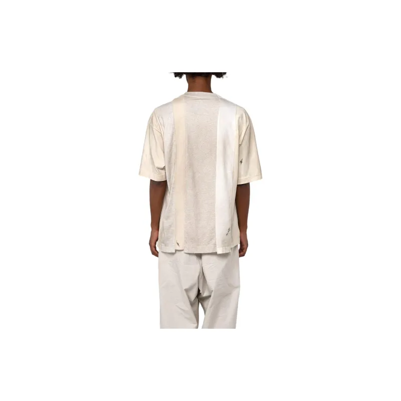 Maison Mihara Yasuhiro Vertical Switching Crewneck T Shirt-3