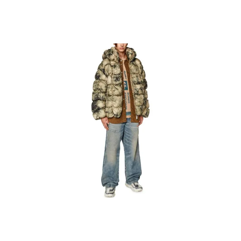 DIESEL Jackets Men Khaki-1