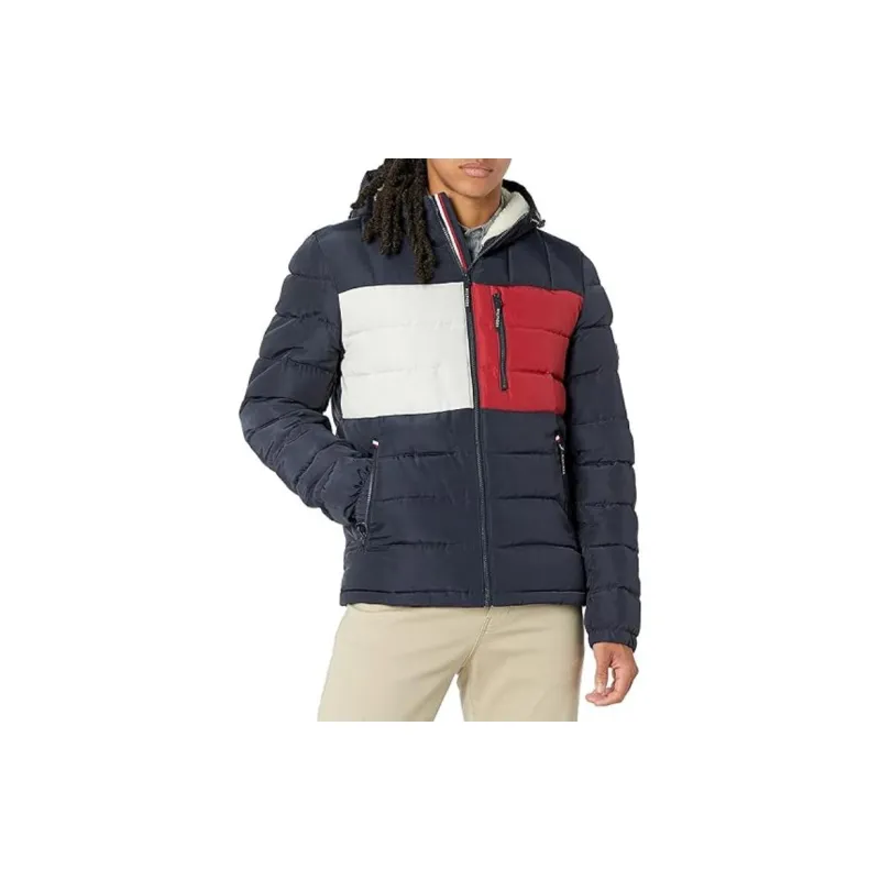 Tommy Hilfiger Puffer Jacket Men's Navy Blue-4