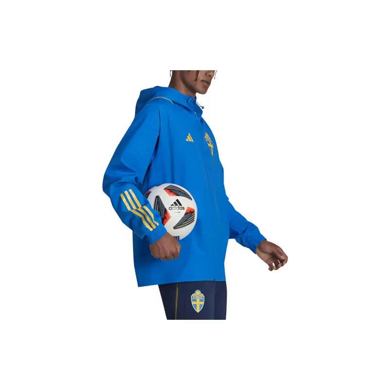 Adidas Jackets Coats Men's Bright Blue / Eqt Yellow-3