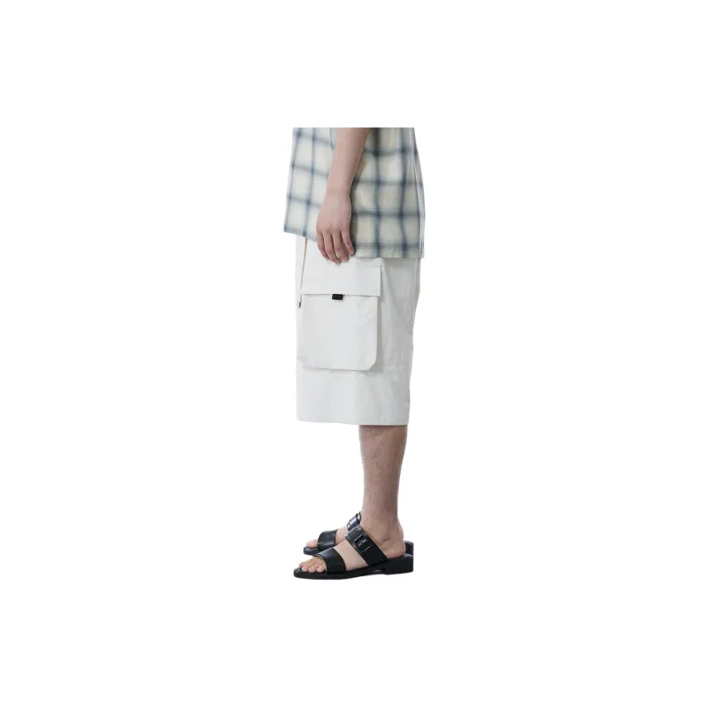 UNITED TOKYO FW24 Cargo Shorts Men's Ecru-3