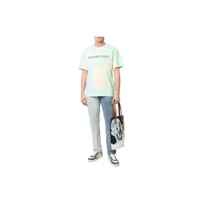 MSGM Tie Dyed Crewneck T Shirt-1