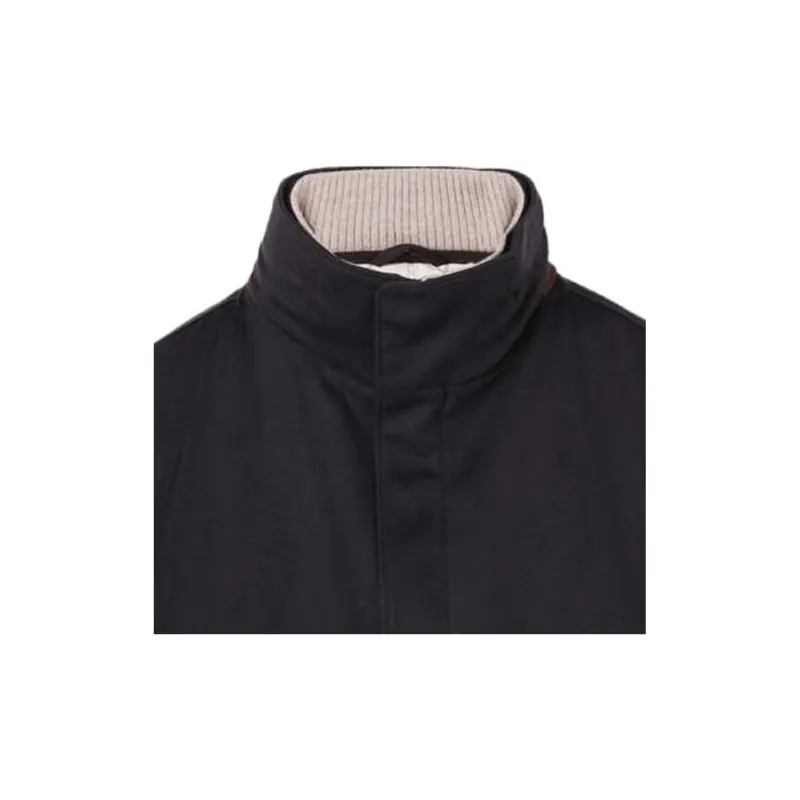 Loro Piana Puffer Jacket Men's Fish Paste Black-1