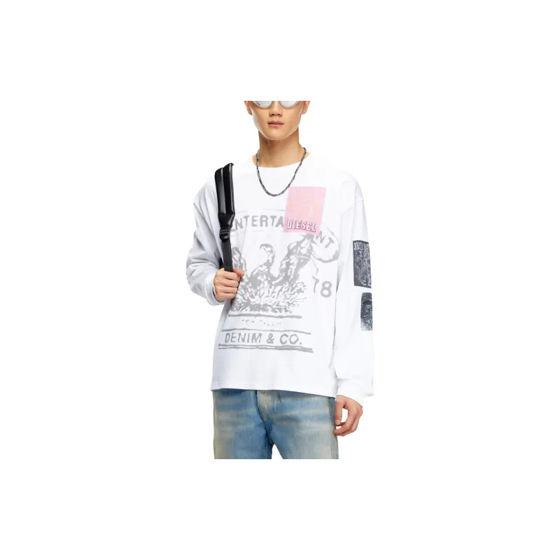 DIESEL T Boxt Ls Q10 Long Sleeved T Shirt-2