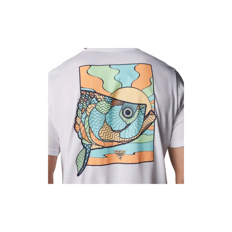 Columbia PFG TARPON RISE T-Shirt Men White-6