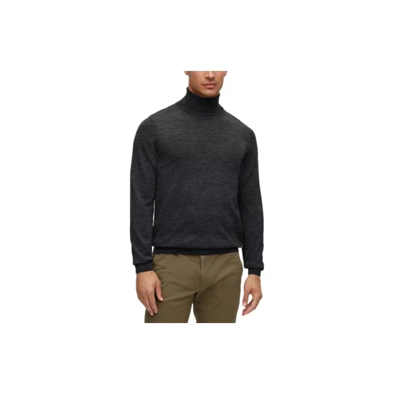 HUGO BOSS Slim Fit Roll Neck Jumper-2