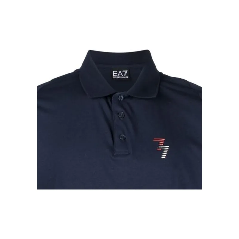 EMPORIO ARMANI Polo Shirts Men Blue-4