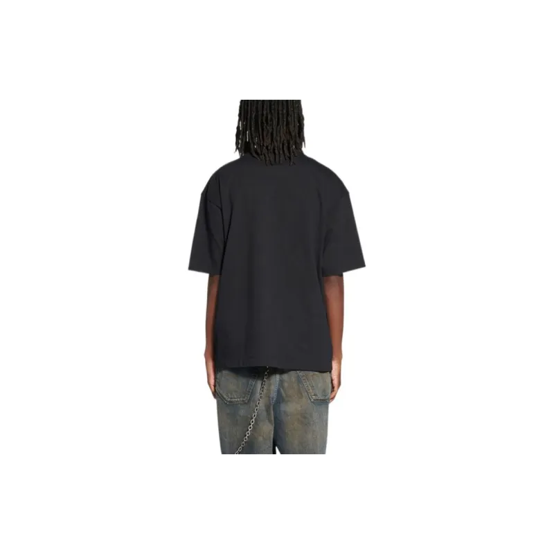 Balenciaga Qixi Crest Medium Fit T Shirt-4