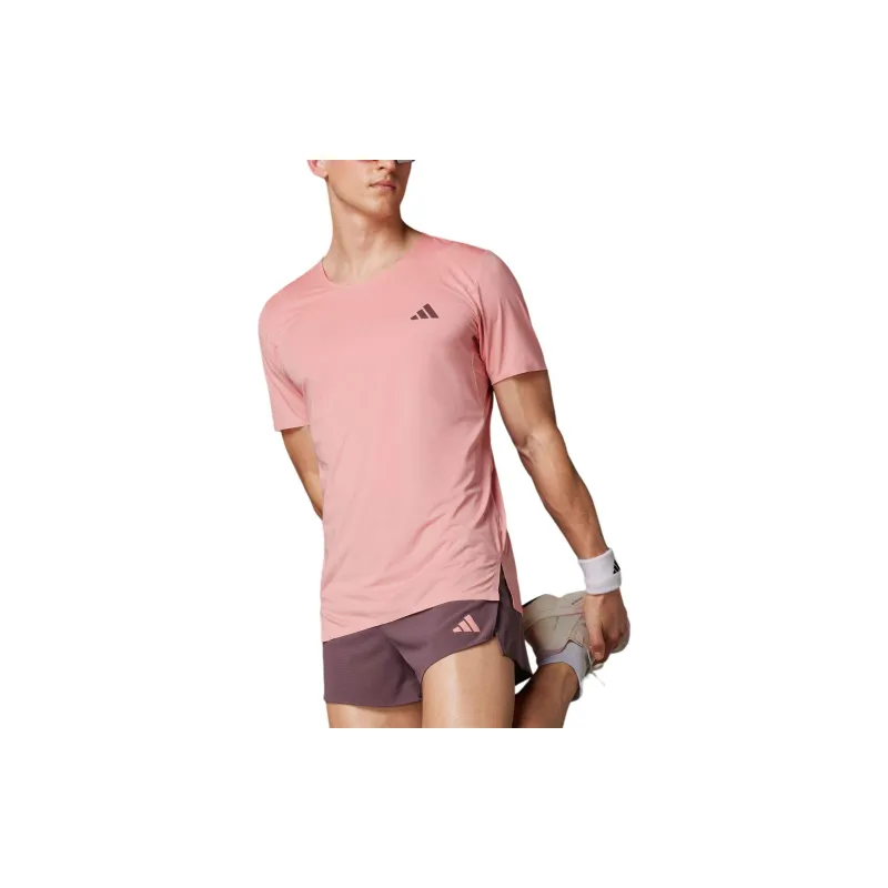 Adidas T-Shirts Men Pink-3
