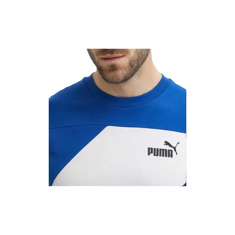 PUMA POWER Colorblock&nbsp;Men's Tee T-Shirt Men's Blue-5