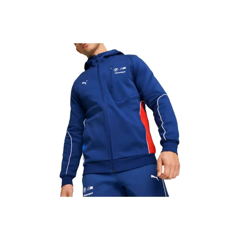 PUMA Bmw M Motorsport Men's Hooded Sweat Jacket-3