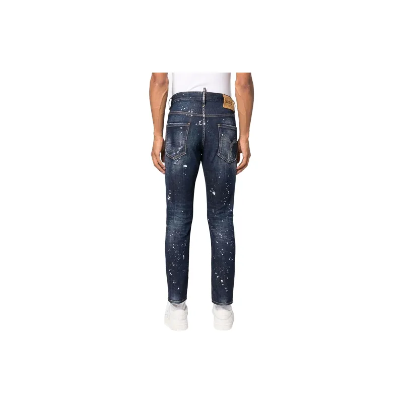 DSQUARED 2 Paint Splatter Distressed Jeans-3