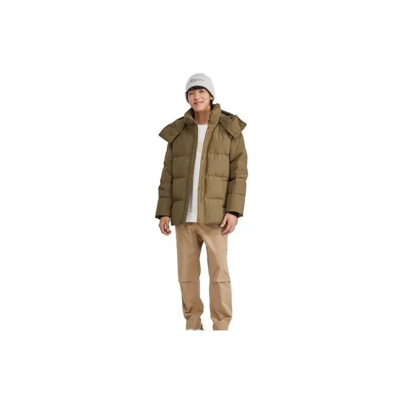 Skechers Colorful Down Jacket Men's Light Brown-2