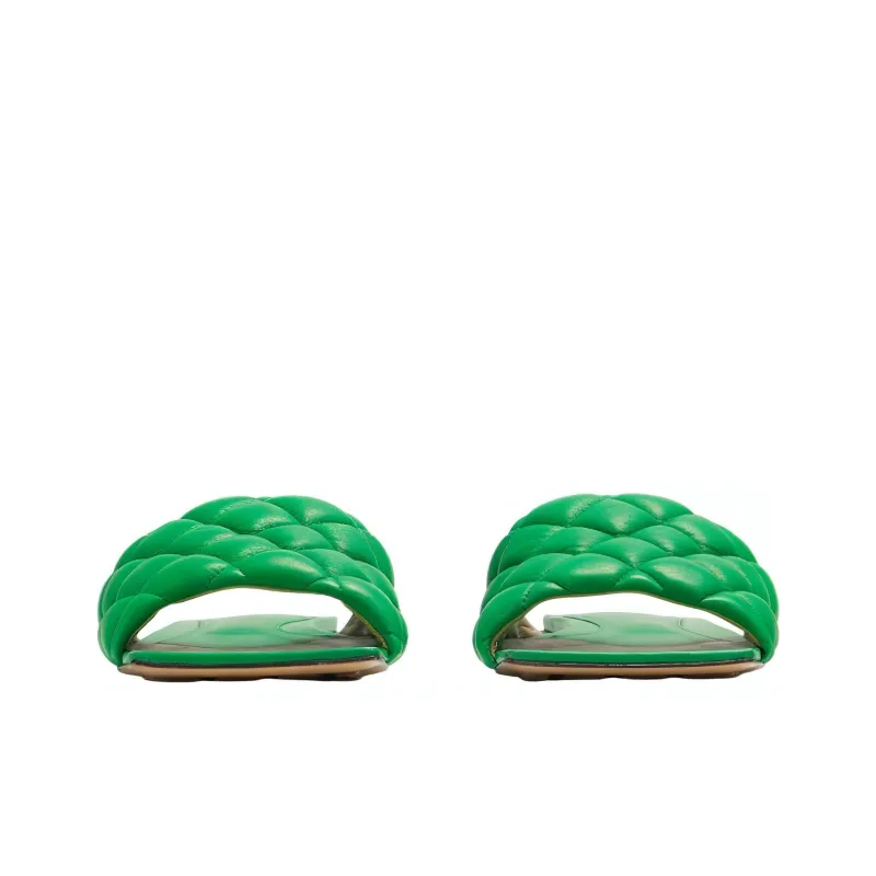 Bottega Veneta Padded Stylish Sandal Women's Green-3