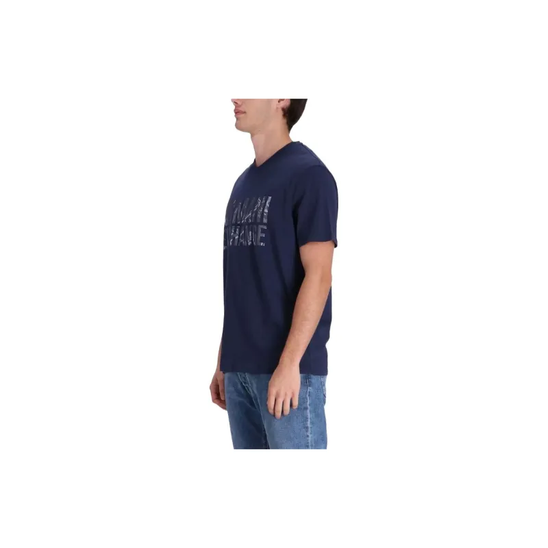 ARMANI EXCHANGE T Shirts Men Dark Blue-3