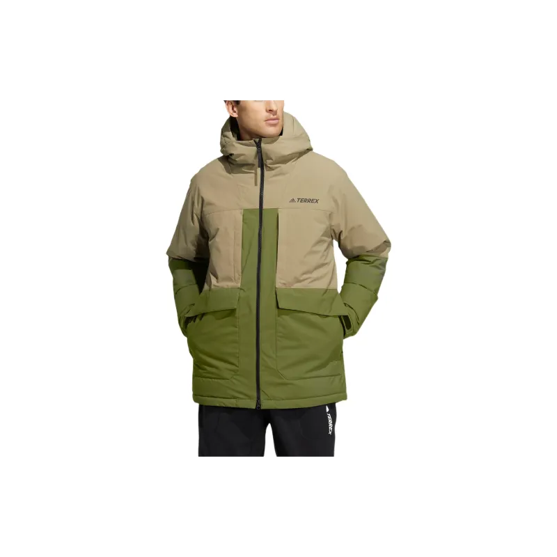 Adidas Down Jacket Unisex Dark Olive Green-1