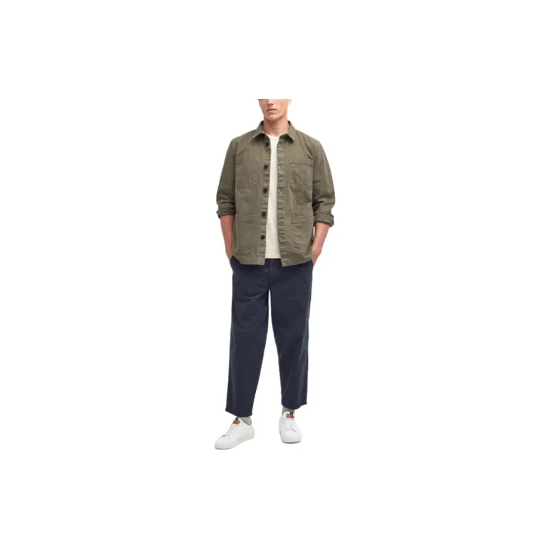 BARBOUR Chesterwood Overshirt Shirt Men's Green-2