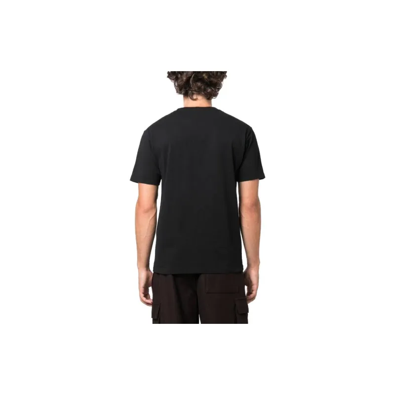 STONE ISLAND Logo print Cotton T shirt-4