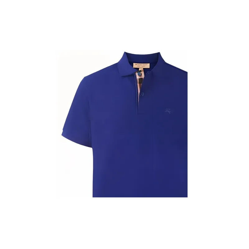 Burberry Polo Shirt Men's Purple Blue-4
