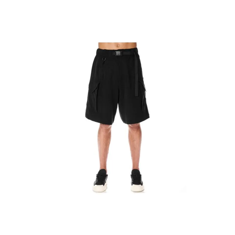 Y 3 Belted Bermuda Cargo Shorts-2