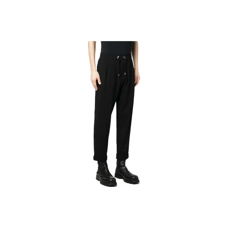 BALMAIN Drawstring Cropped Trousers-3