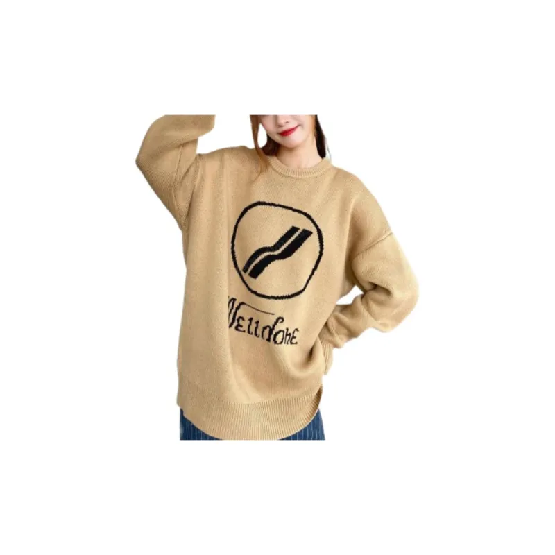 WE11DONE Sweaters Unisex Beige-1