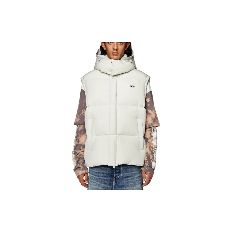 DIESEL Vests Men White-2