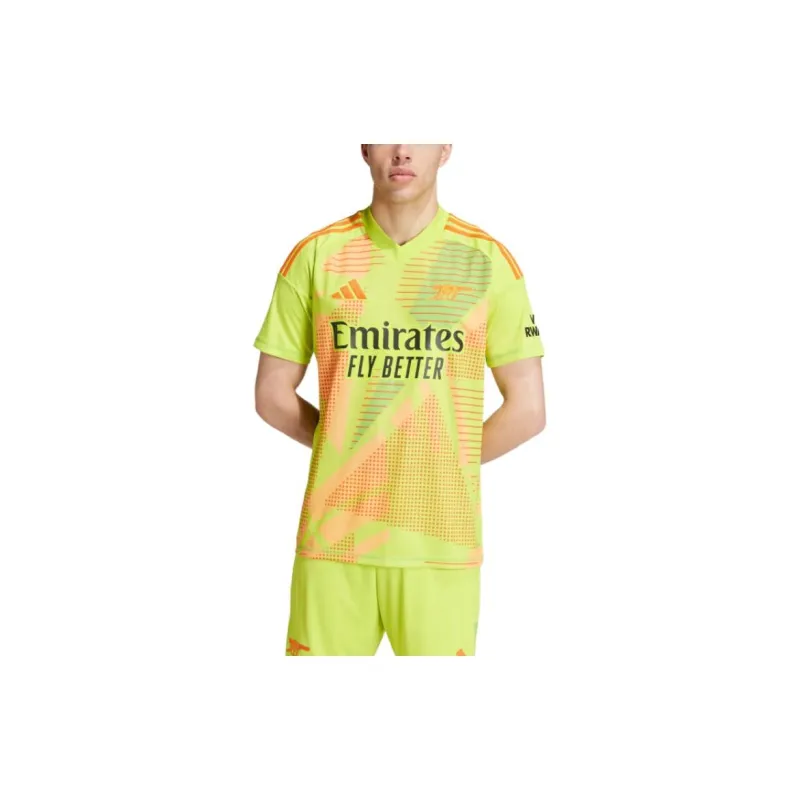 Adidas ARSENAL 24/25 GOALKEEPER Soccer Jerseys Men's Half Sun Yellow-2