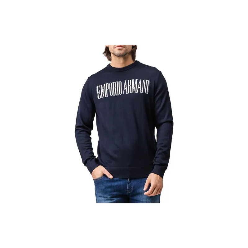 EMPORIO ARMANI Sweaters Men Dark Blue-1