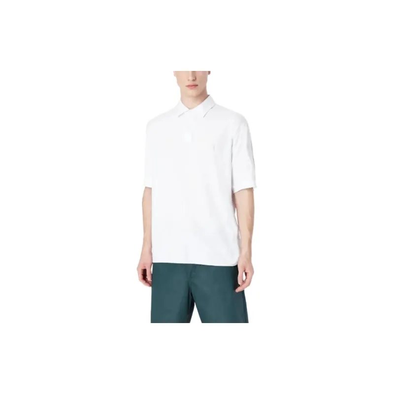 ARMANI EXCHANGE Polo Shirts Men White-2