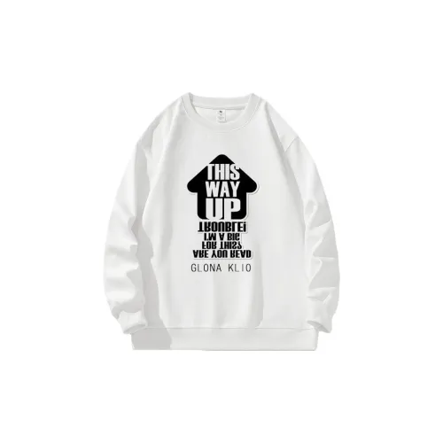 Glona Klio Sweatshirts Unisex White