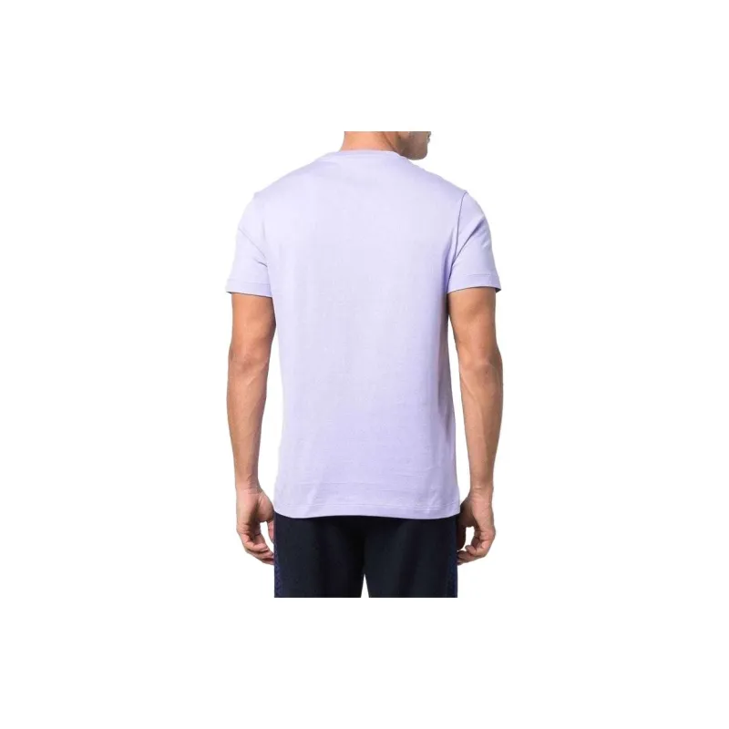 VERSACE Men New Logo Tee Lilac & White-2