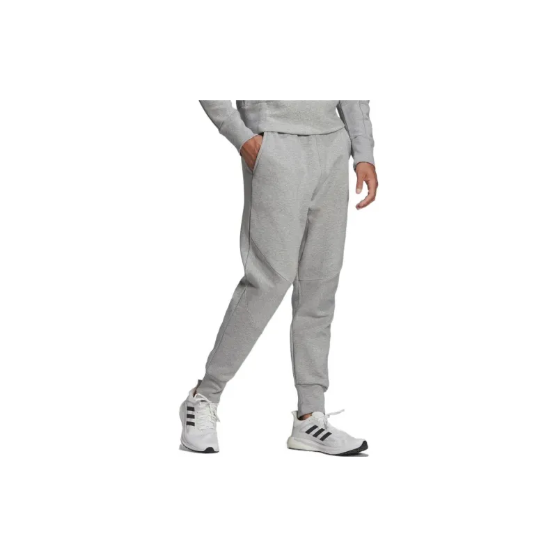 Adidas Knitted Sports Pants Men's Gray-3