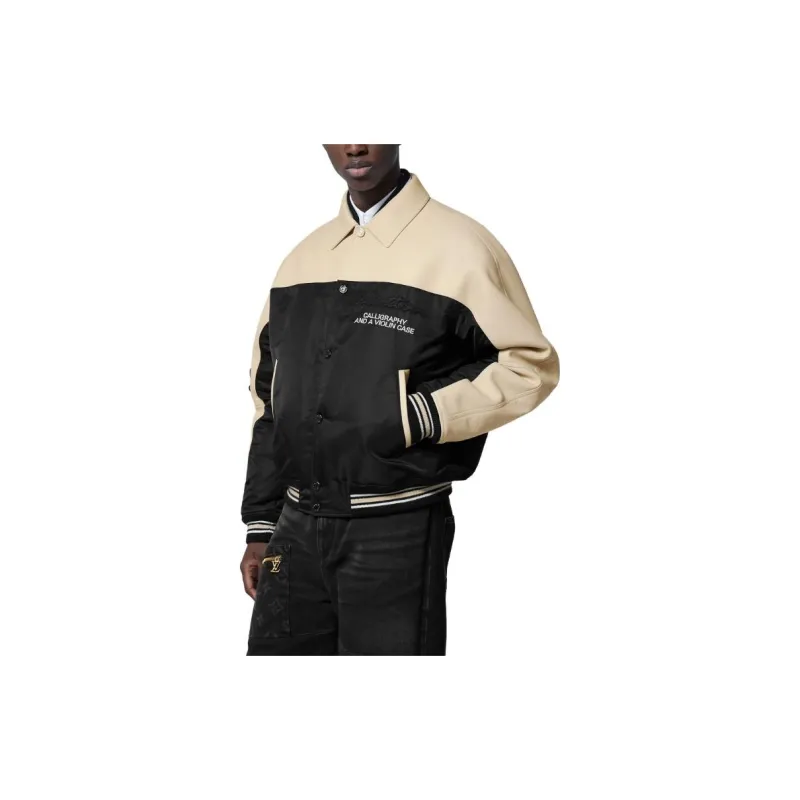 LOUIS VUITTON Leather And Nylon Blouson-5