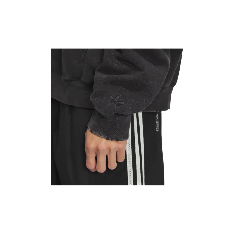 Adidas Originals WASHED FW24 HOODED JACKET Jackets & Coats Men Black-5